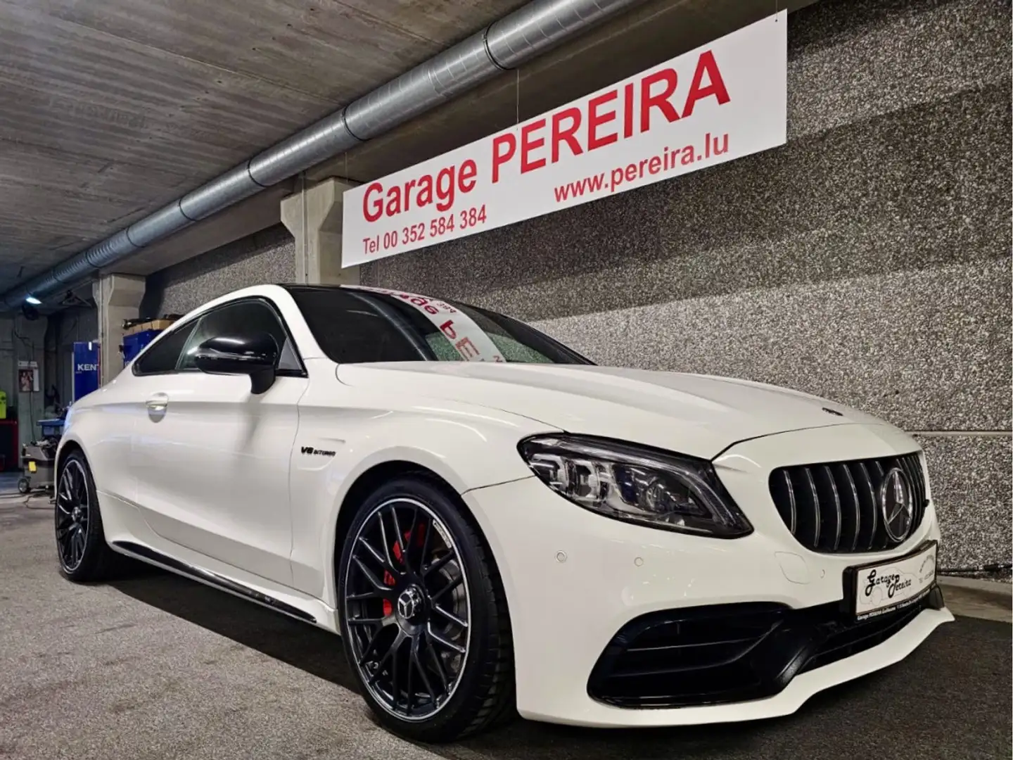 Mercedes-Benz C 63 AMG S 4.0 V8 BURMESTER PERFORMANCE Pas de Malus en Fr Biały - 1