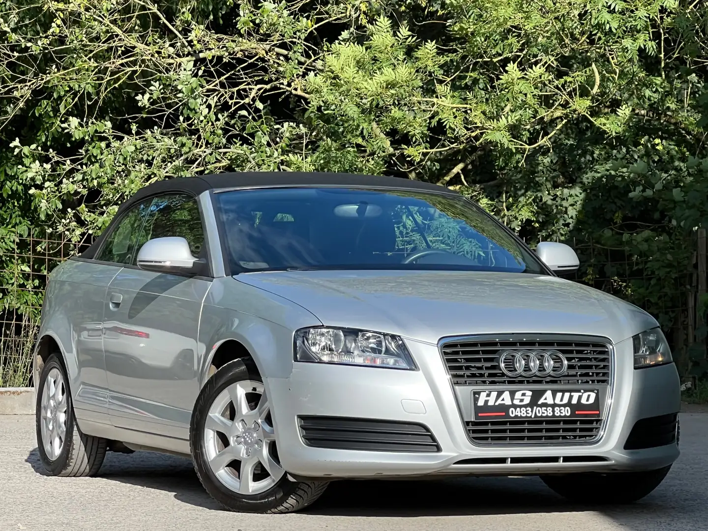 Audi A3 Cabriolet 1.9 TDI//CLIM//CRUISECONTROL//CARNET Gris - 2