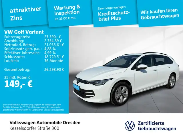 Volkswagen Golf Variant Golf VIII Variant 1.5 TSI Life HUD Kamera ACC LE