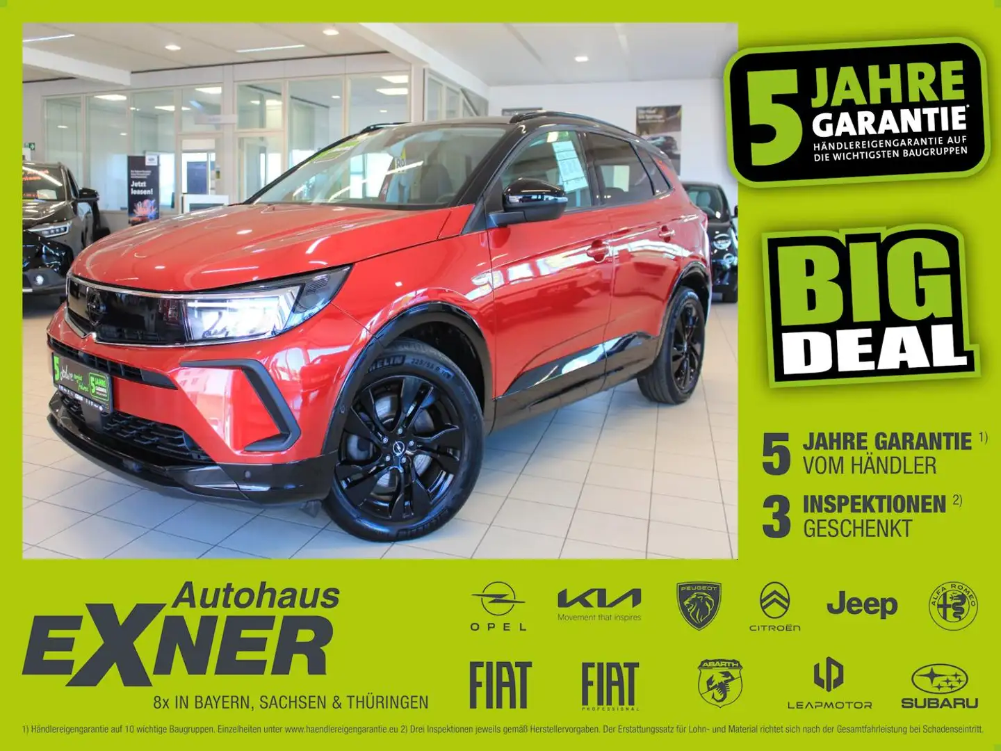 Opel Grandland 1.6 Turbo Hybrid GS LINE Navi+LED+SHZ Rouge - 1