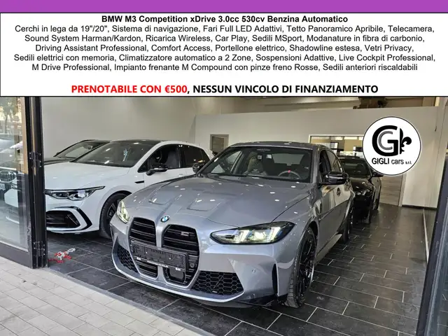 BMW M3 M3 Comp Tetto C.19" 20" Harman Kardon Carbonio Led