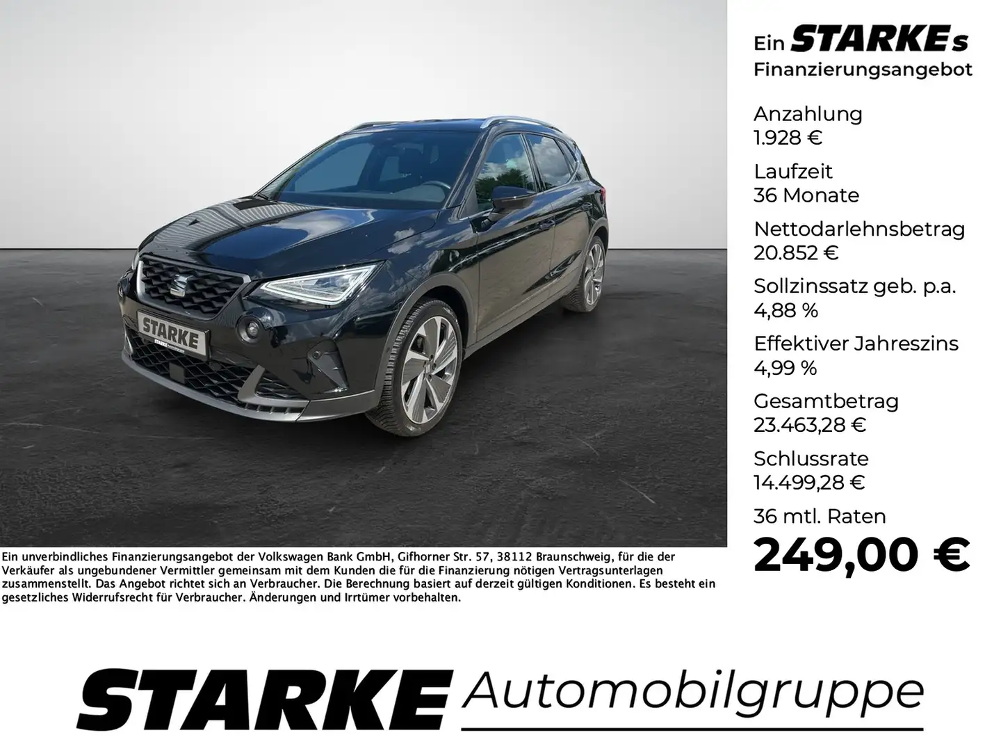 SEAT Arona 1.5 TSI DSG FR-Line Negro - 1