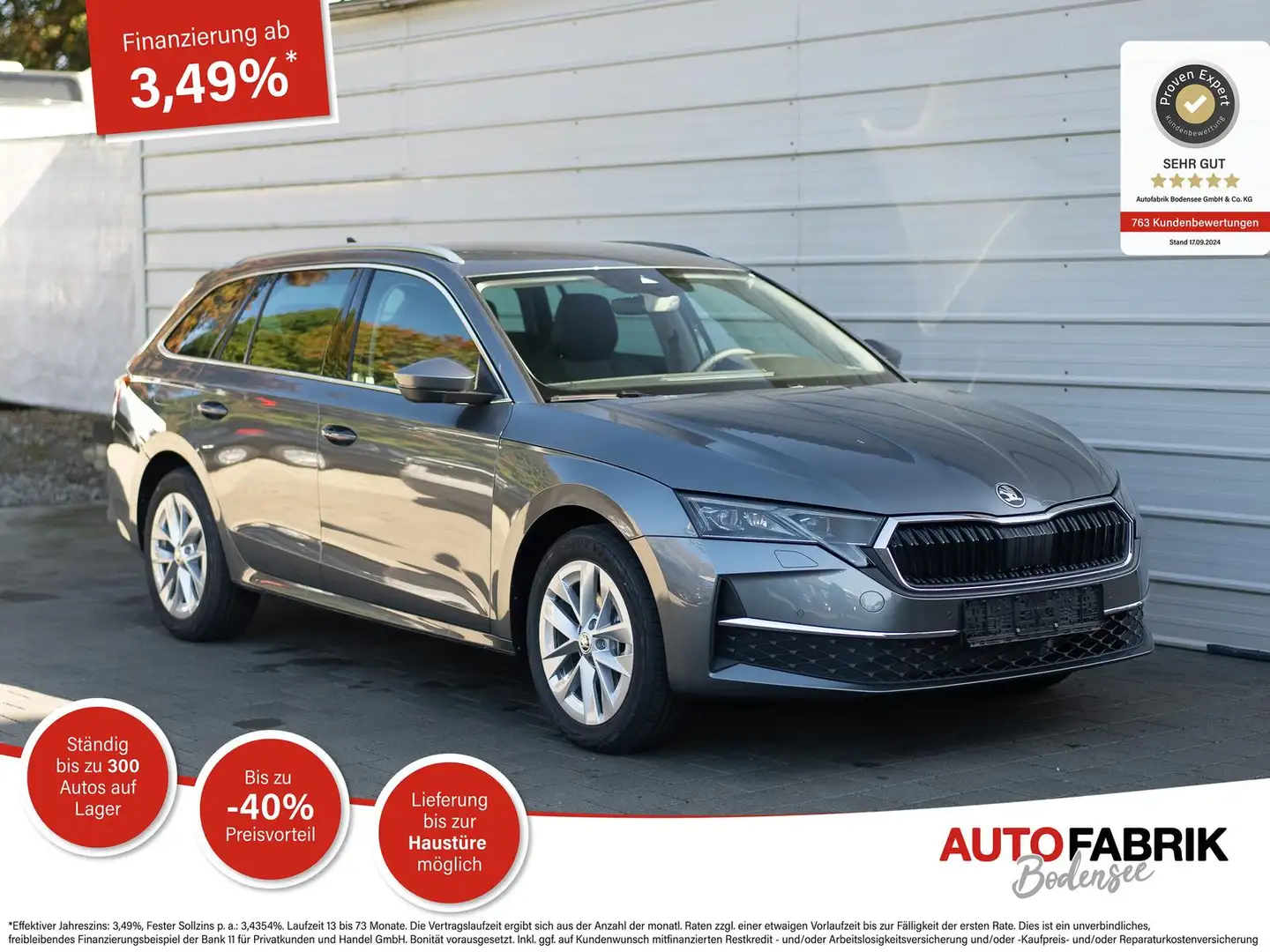 Skoda Octavia Combi Top Selection 1.5 TSI e-Tec DSG *Matrix*ACC* Grau - 1