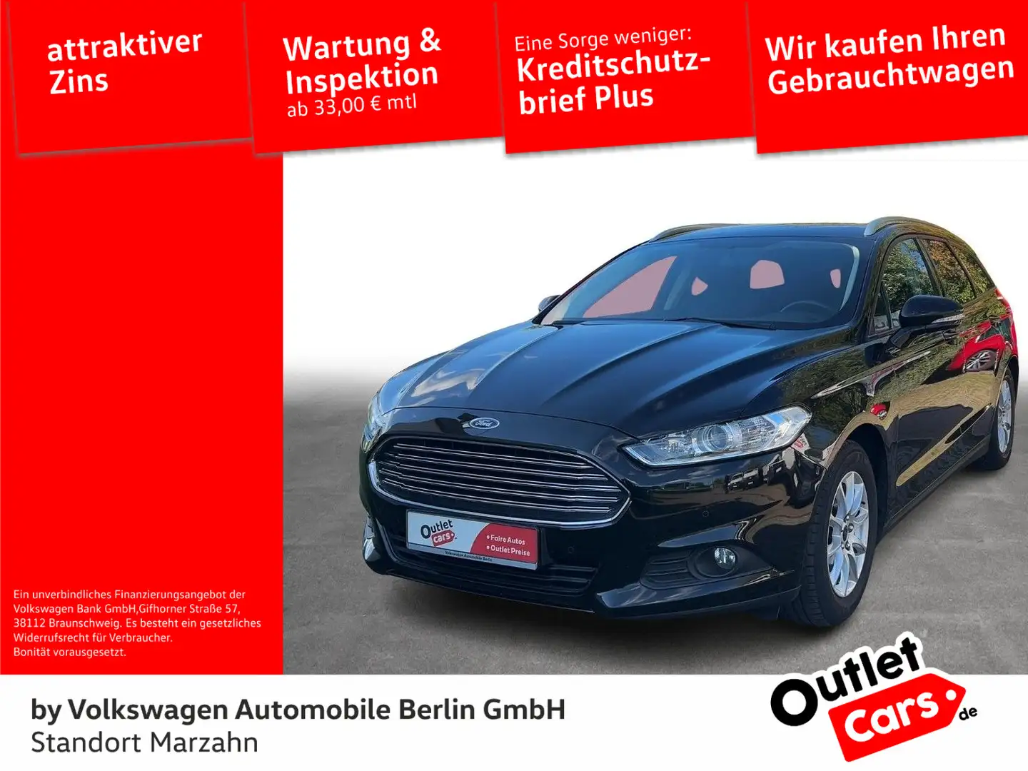 Ford Mondeo 1.5 EcoBoost Business Edition Navi PDC SH Schwarz - 1