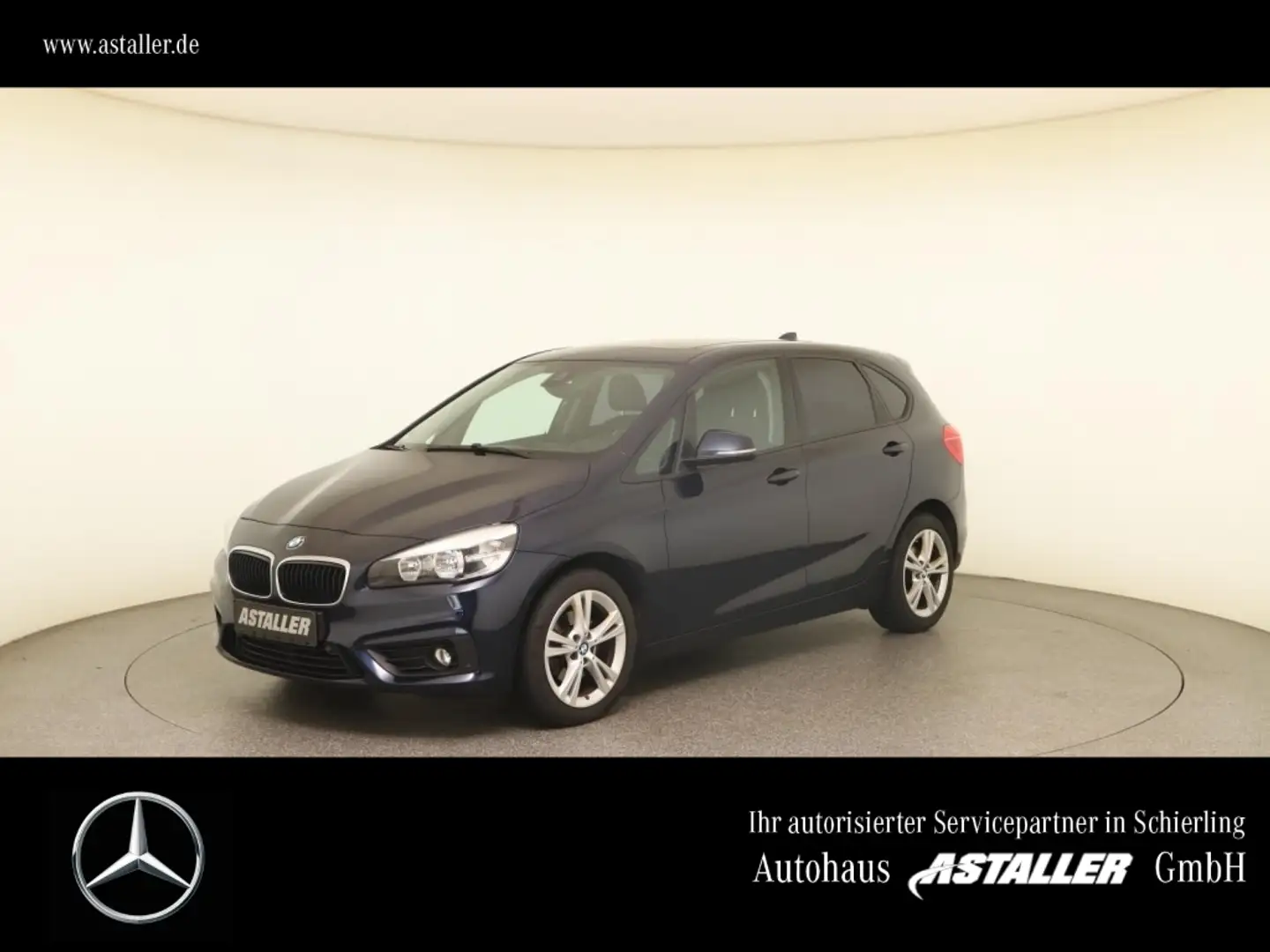 BMW 218 Active Tourer d Advantage Businessp+Pano+PDC Blauw - 1