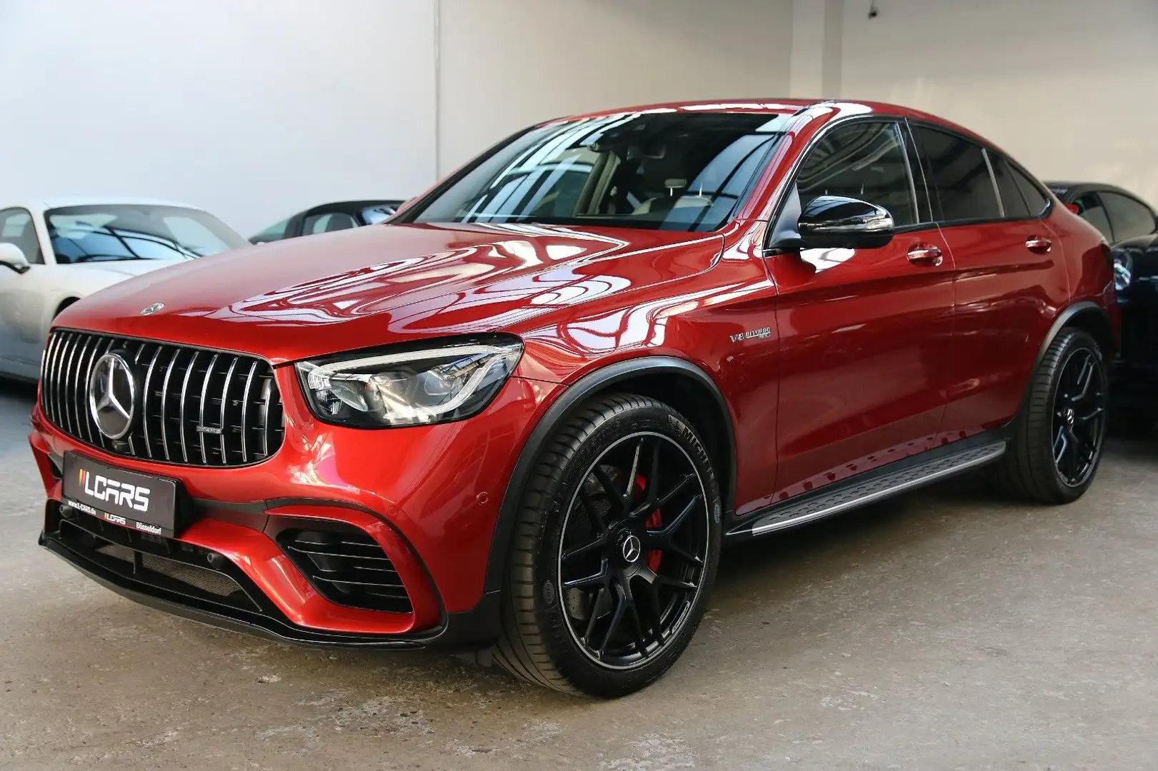 Mercedes-Benz GLC 63 AMG GLC63S AMG Coupe 4Matic+ NightPaket ACC AHK 21" Roşu - 2