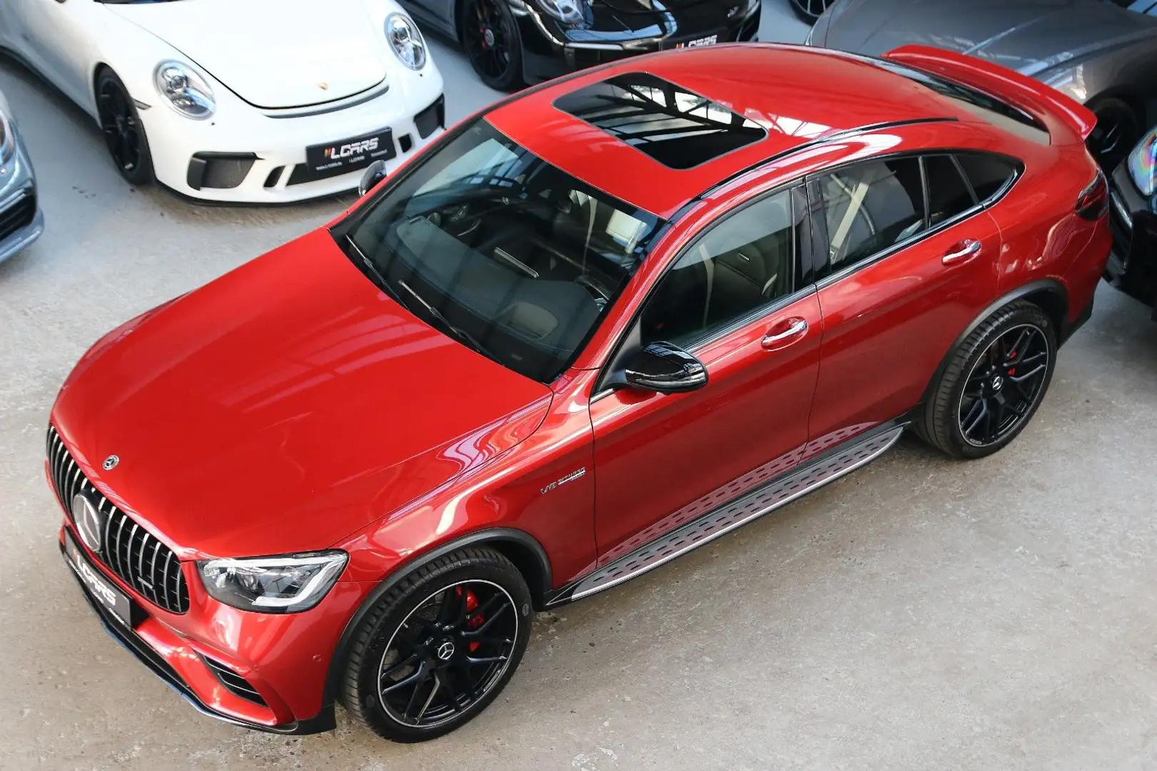 Mercedes-Benz GLC 63 AMG GLC63S AMG Coupe 4Matic+ NightPaket ACC AHK 21" Roşu - 1