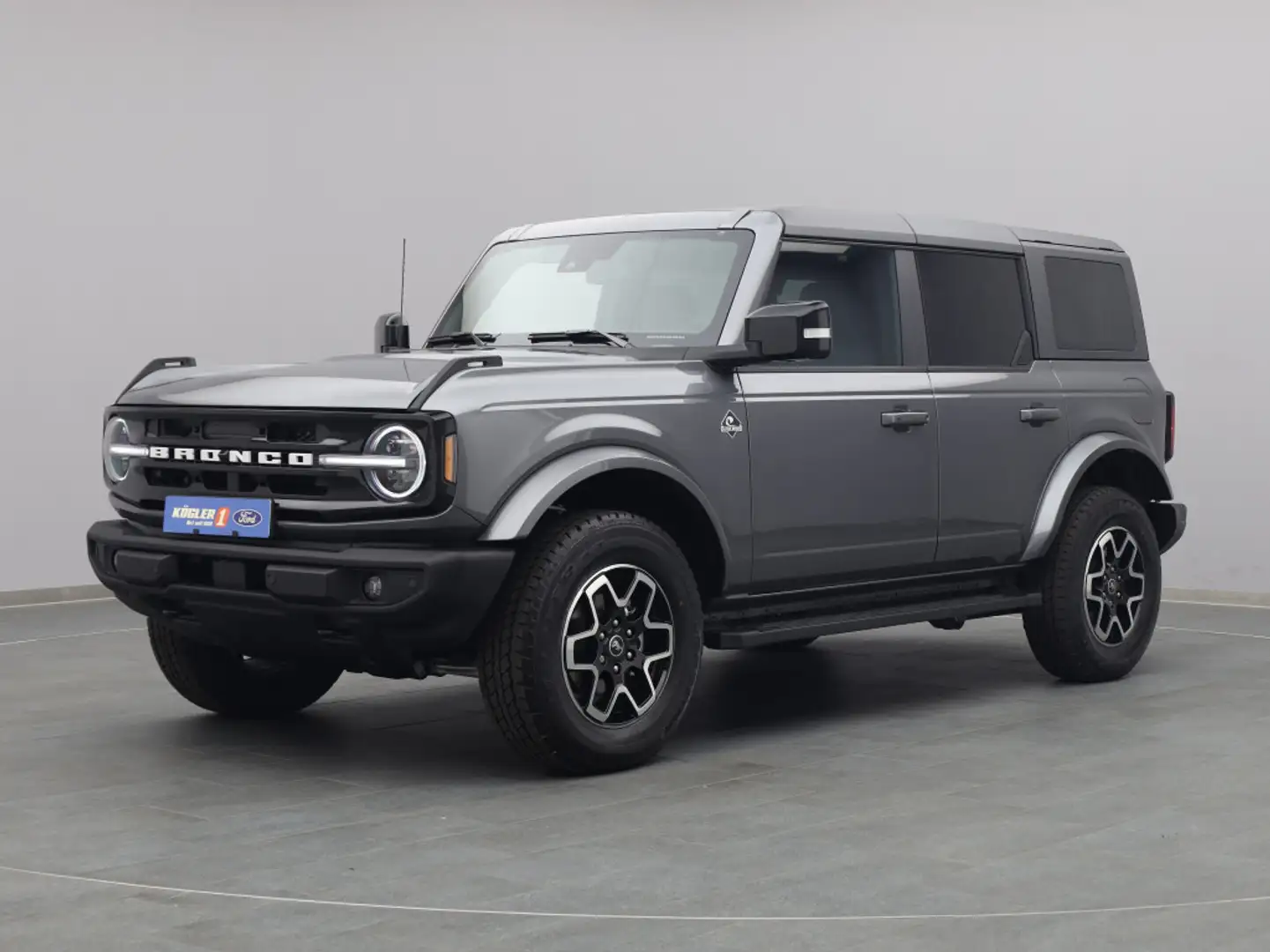 Ford Bronco Outer Banks 335PS Aut. 4x4/ACC/B&O Сірий - 2