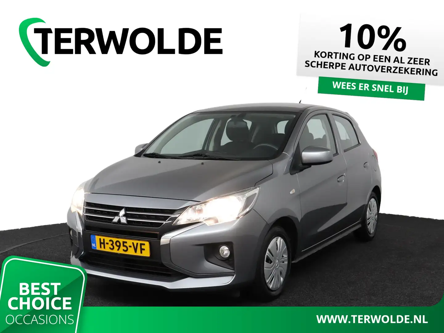 Mitsubishi Space Star 1.0 Cool+ | Airco | DAB ontvanger | Regensensor | Gris - 1