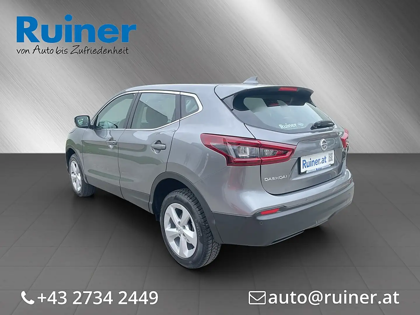 Nissan Qashqai 1,3 DIG-T Acenta/Navi/Rückfahrk./Winter-Paket Grau - 2