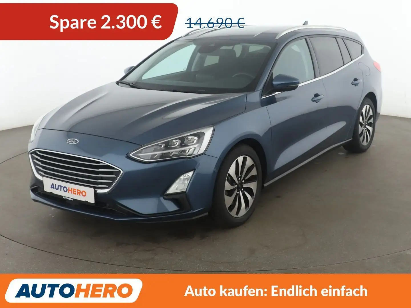 Ford Focus 1.0 EcoBoost Cool&Connect*LED*NAVI*ACC*CAM*PDC*SHZ Bleu - 1