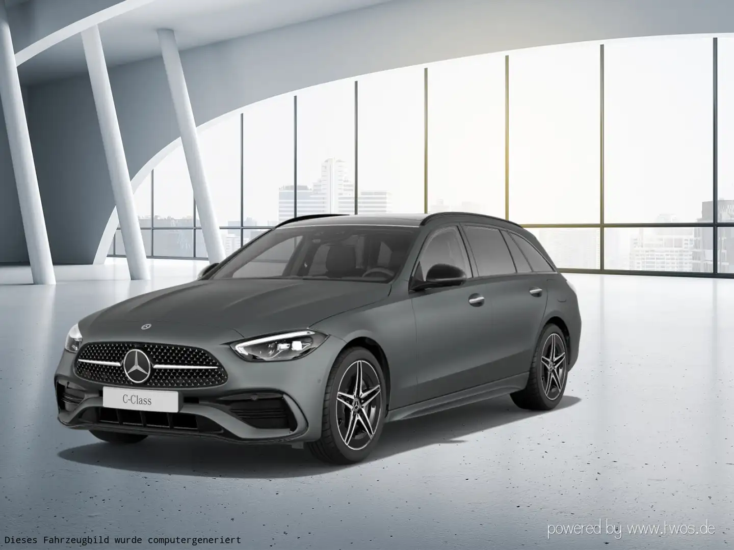 Mercedes-Benz C 300 C 300 e T-Modell AMG Line Navi/Pano.-Dach/Styling Grau - 2