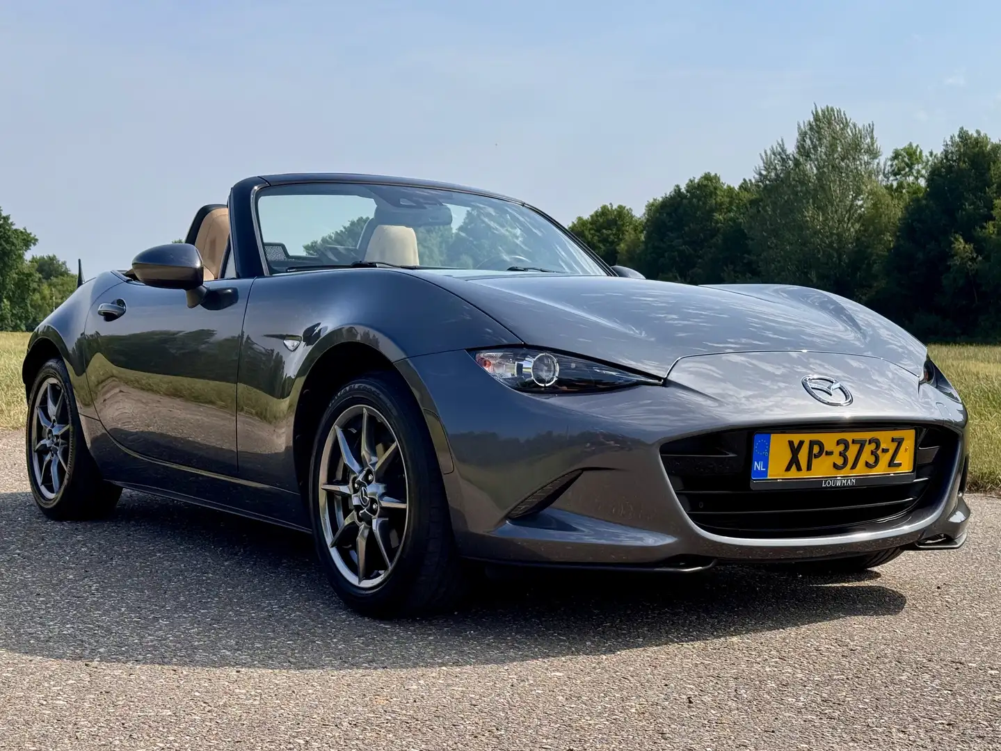 Mazda MX-5 MX-5 1.5 Chairo | 1e eig. | CarPlay | Roadsterbag Grijs - 1