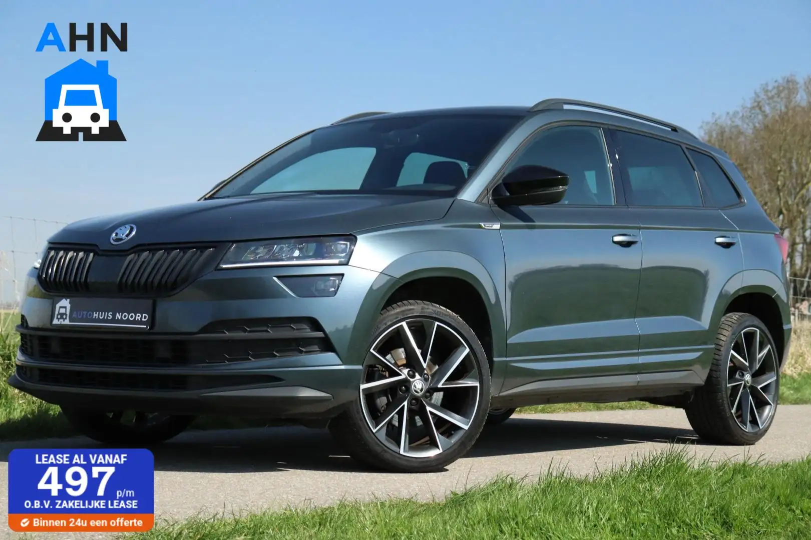 Skoda Karoq 1.5 TSI / 150 PK / DSG / Sportline / Black Edition Grau - 1