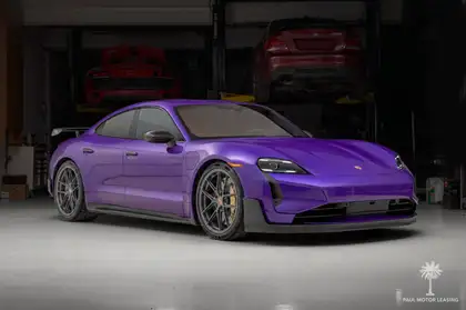 Purple 2025 Porsche Taycan Sedan All-Wheel Drive Automatic