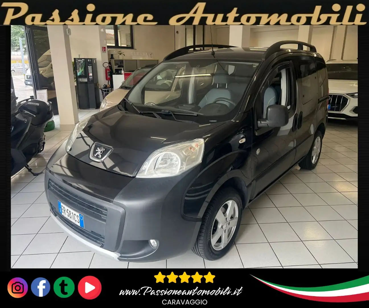 Peugeot Bipper Bipper Tepee 1.4 Outdoor 75cv E5 Negro - 1
