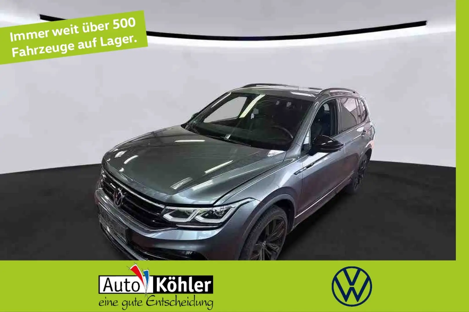 Volkswagen Tiguan Allspace R-Line TDi DSG 4M Black/Matrix Grau - 1