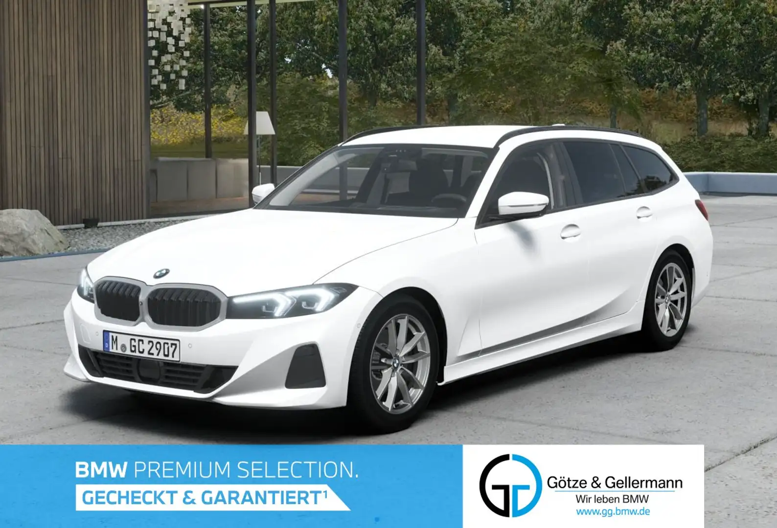 BMW 318 i Touring //DrivingAssistantProf AHK Weiß - 1