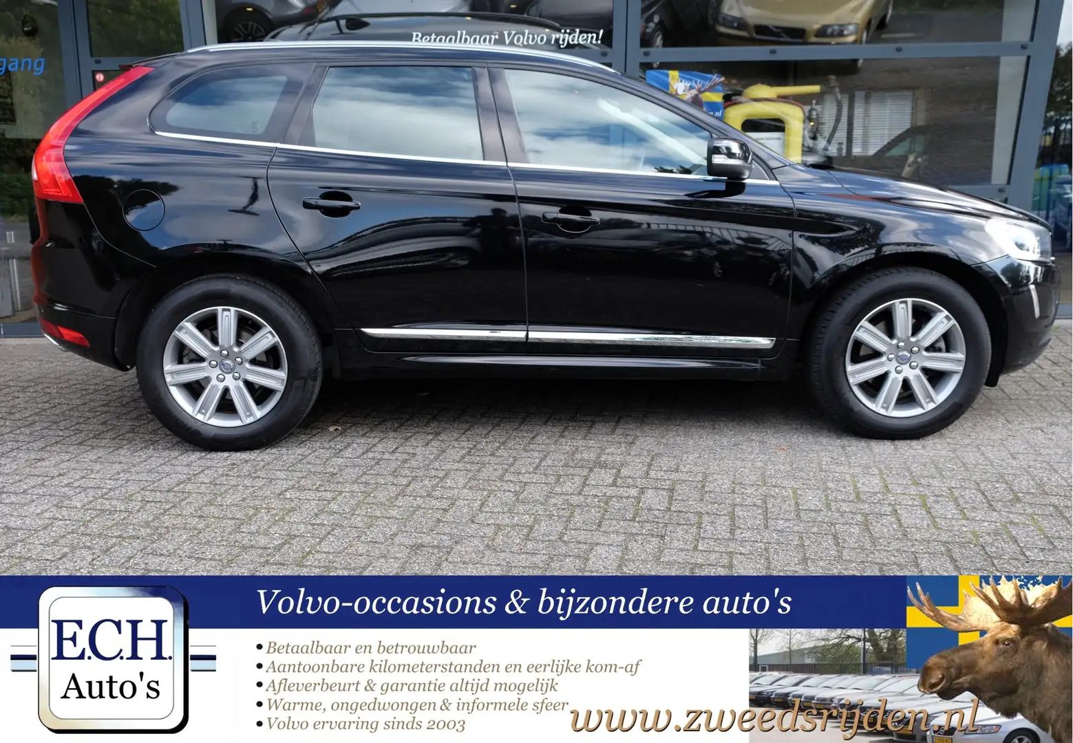 Volvo XC60 T5 245 pk Aut. Summum, Leer, Navi, Xenon, Elektr. Schwarz - 2