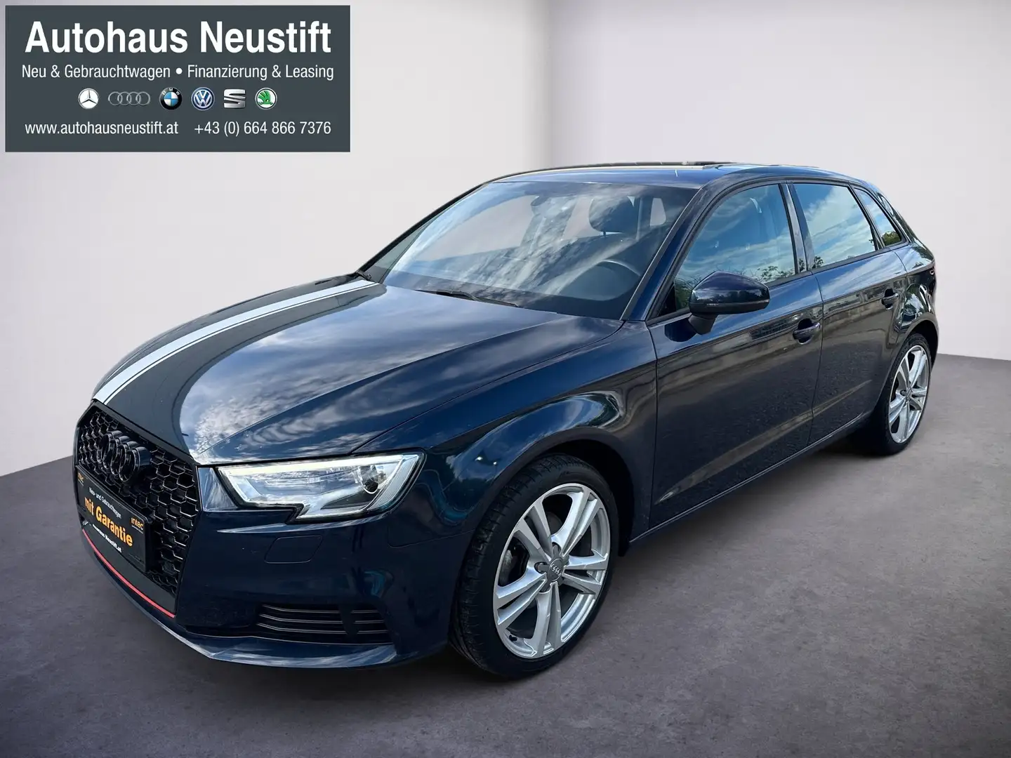 Audi A3 1,6 TDI S-tronic #XENON#NAVI#GARANTIE# Azul - 1