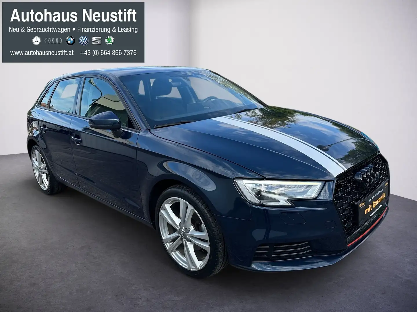 Audi A3 1,6 TDI S-tronic #XENON#NAVI#GARANTIE# Azul - 2