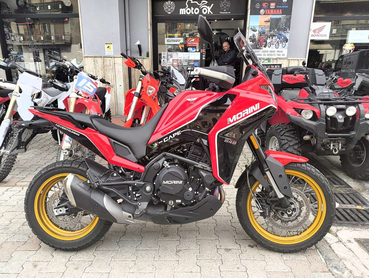 Moto Morini X-Cape 650 Gold Wheel