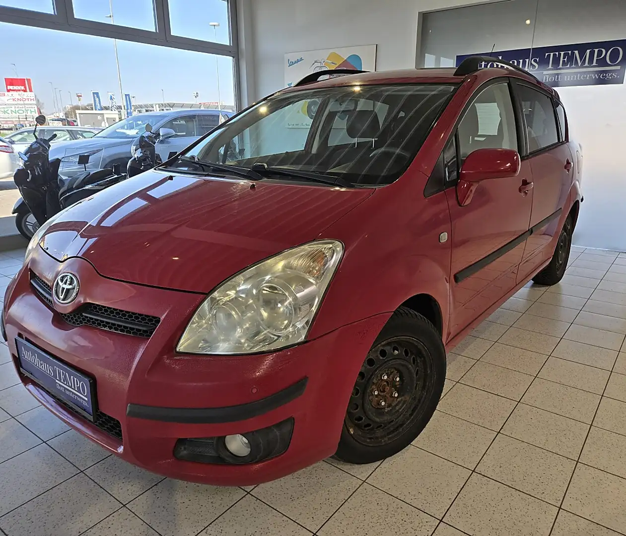 Toyota Corolla Verso 1,6 VVT-i Austria --HÄNDLER ODER EXPORT-- Rot - 1