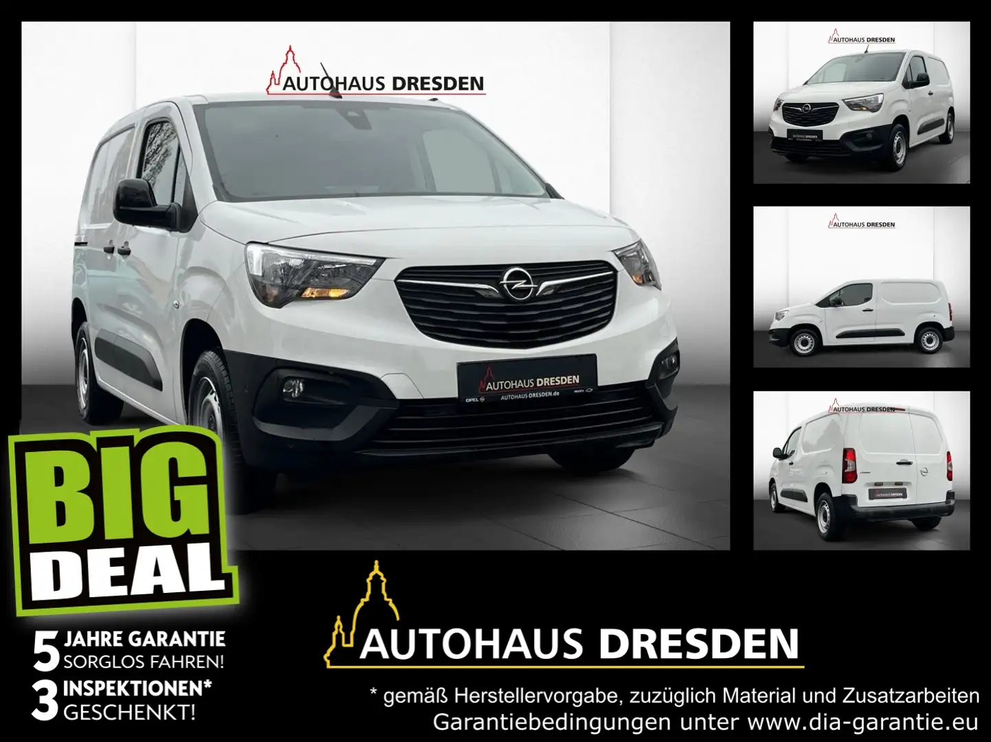 Opel Combo E Cargo 1.5 D Edition SpurW PDC Weiß - 1