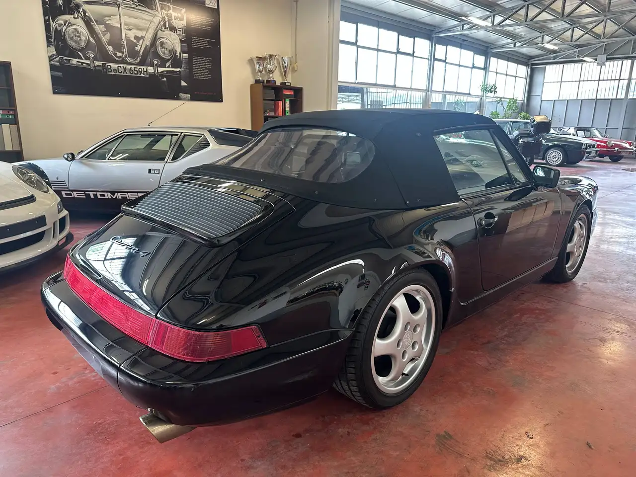 Porsche 964 911 Cabrio 3.6 Carrera 4 nero met, foto 8