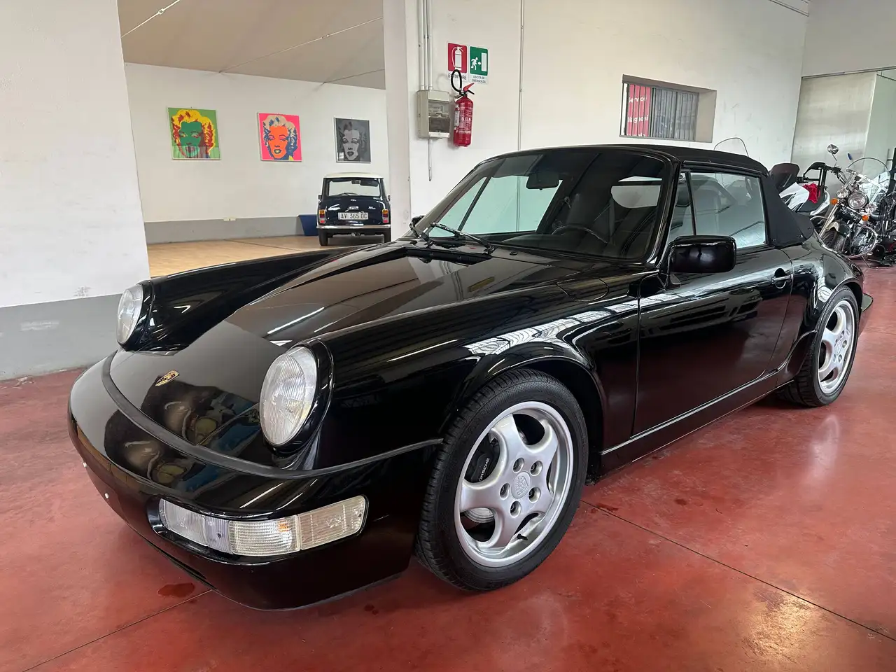 Porsche 964 911 Cabrio 3.6 Carrera 4 nero met, foto 1