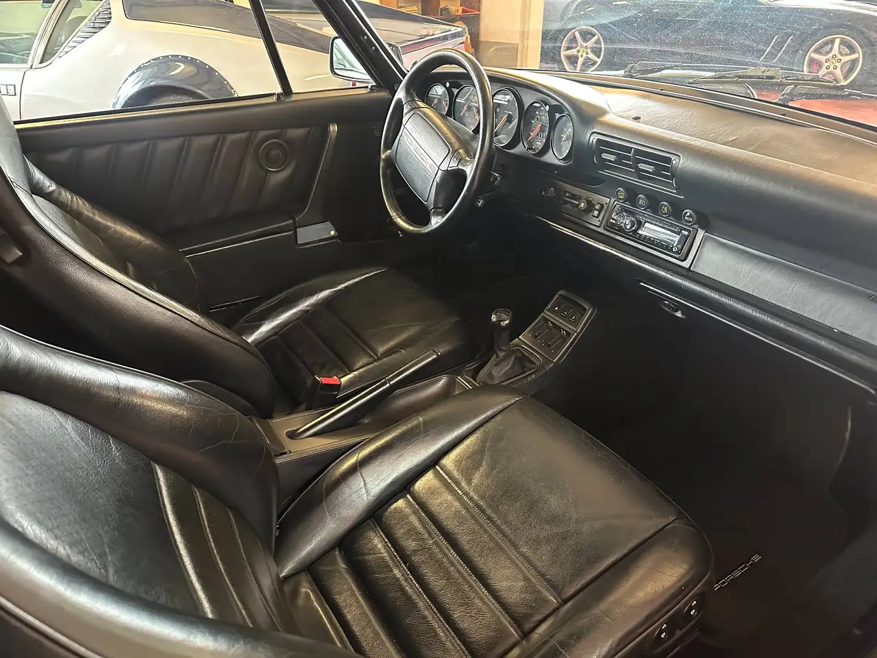 Porsche 964 911 Cabrio 3.6 Carrera 4 nero met, foto 11