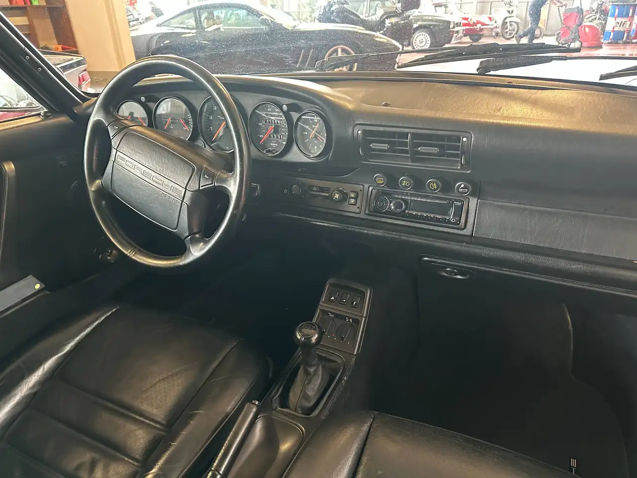 Porsche 964 911 Cabrio 3.6 Carrera 4 nero met, foto 12