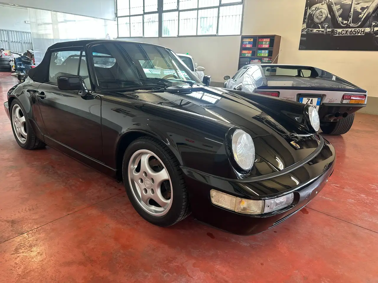 Porsche 964 911 Cabrio 3.6 Carrera 4 nero met, foto 3