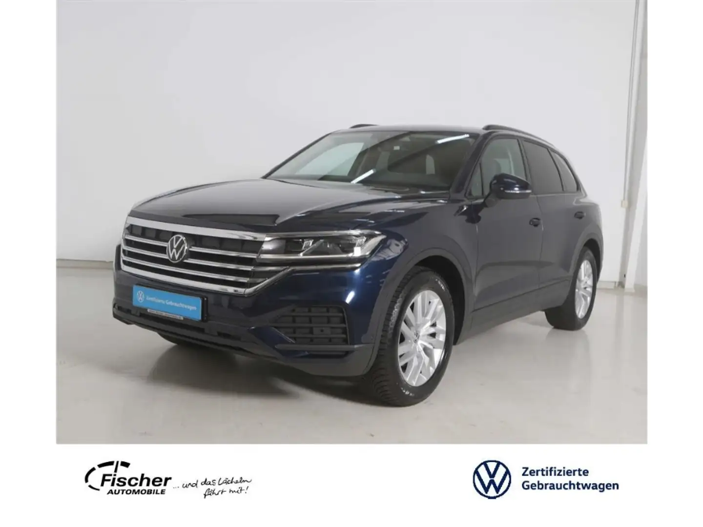 Volkswagen Touareg 3.0 TDI V6 4Mot. Tip. AHK/NAV/LED/ACC/SH Blau - 1