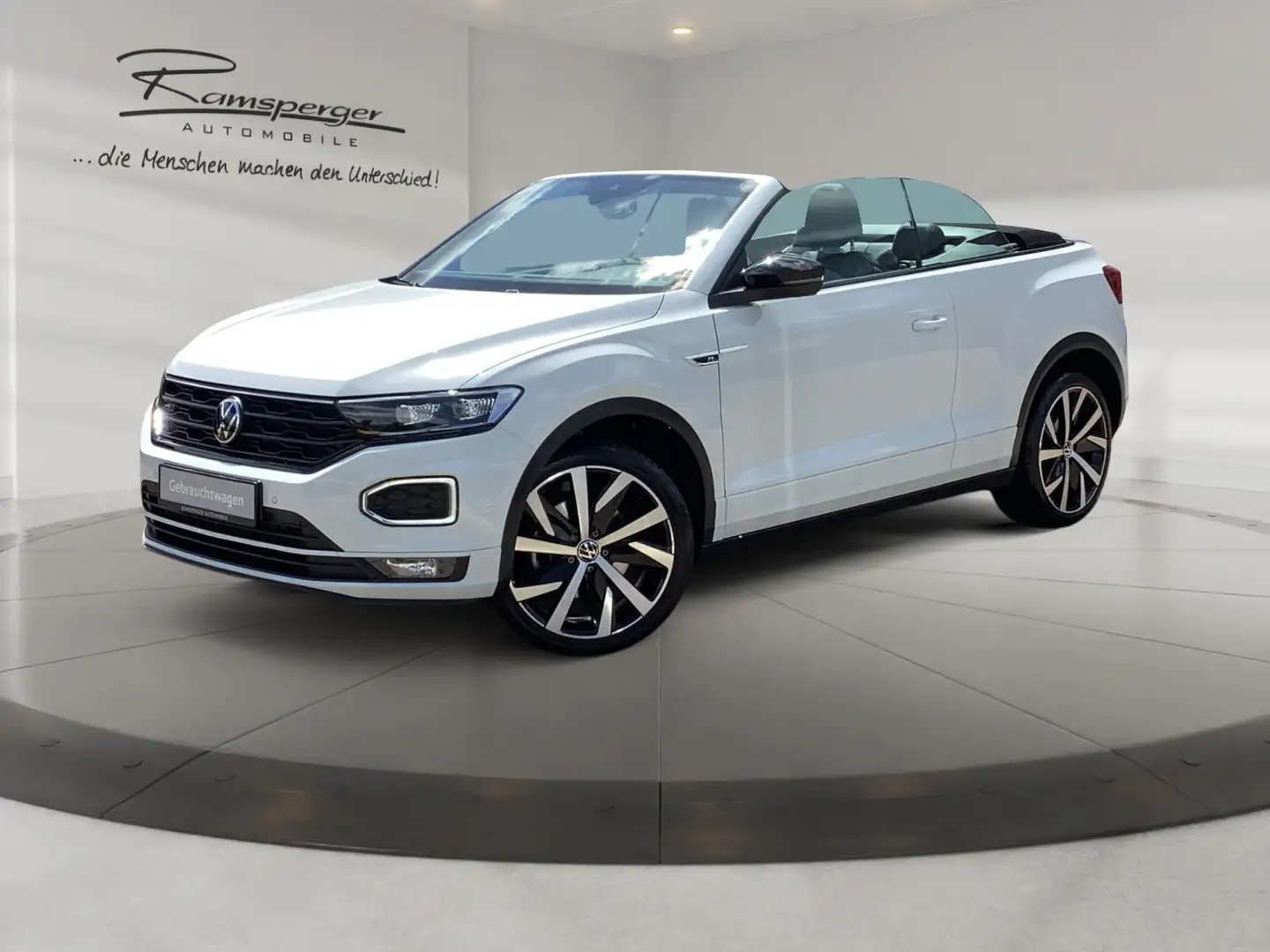 Volkswagen T-Roc 1.5 TSI DSG R-Line ACC LED Navi Weiß - 2