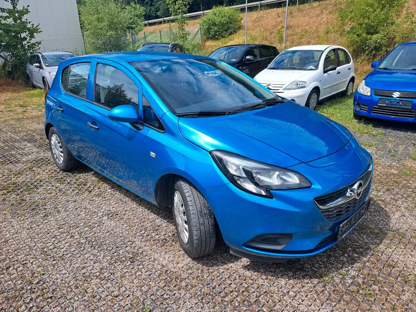 Opel Corsa E Selection Klima M+S Orig. 47.800 km Bleu - 1