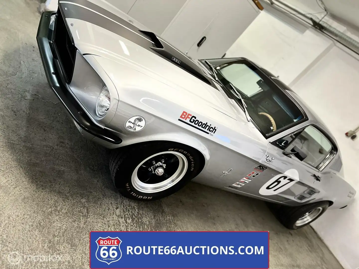 Ford Mustang Fastback 1967 | Route 66 Auctions Beyaz - 2