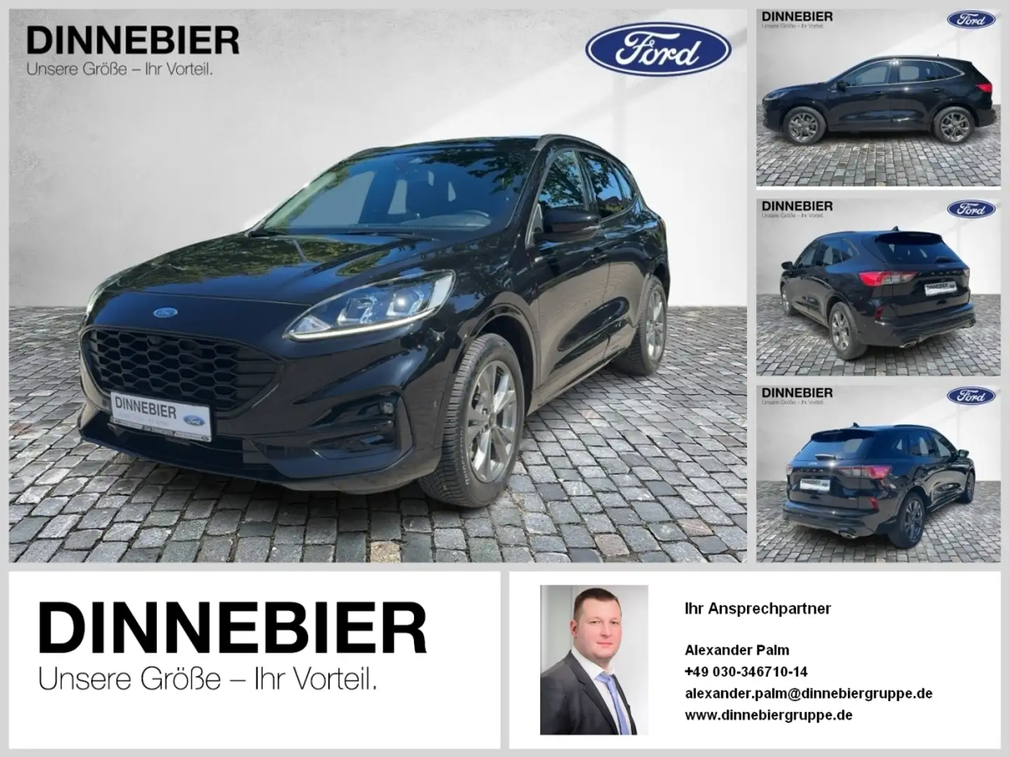 Ford Kuga ST-Line Navigation+Kamera+Winterpaket Zwart - 1
