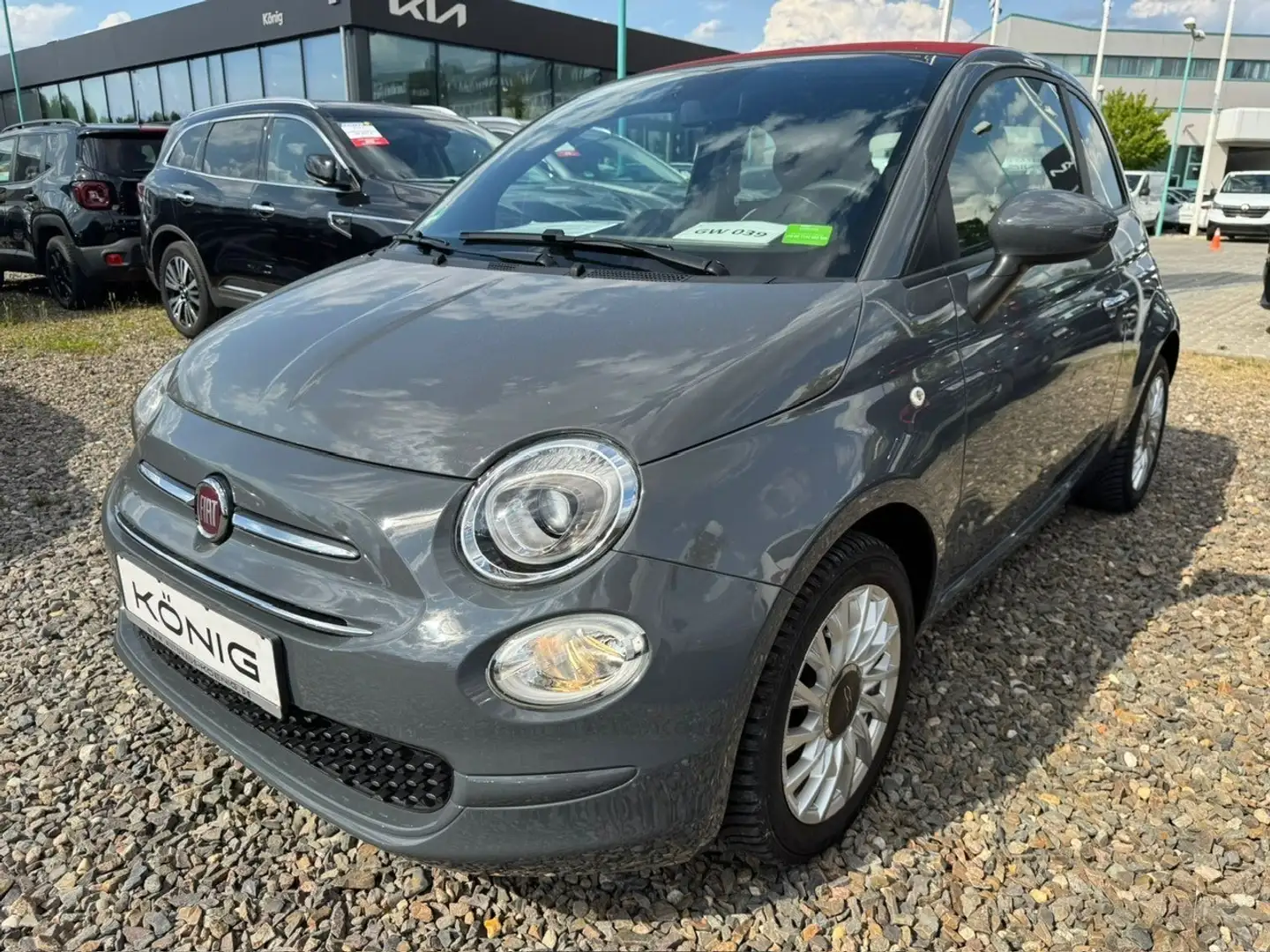 Fiat 500C LOUNGE Automatik Grau - 1