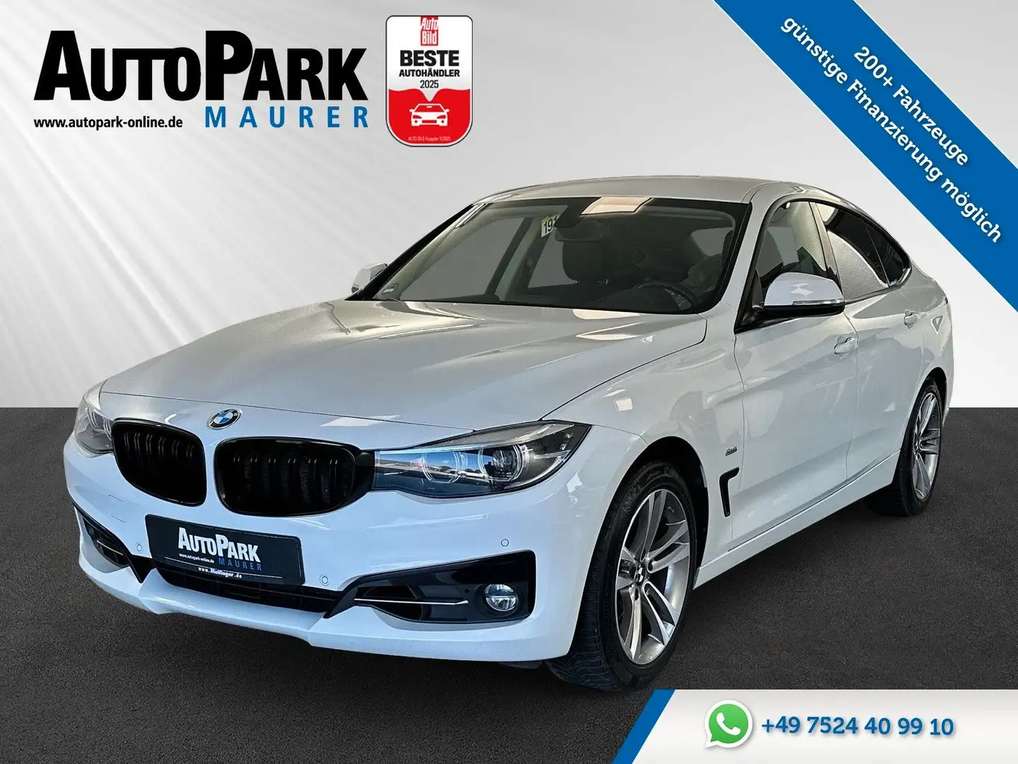 BMW 330 330 i Gran Turismo Sportline AHK*SItzheizung*PTS Weiß - 1