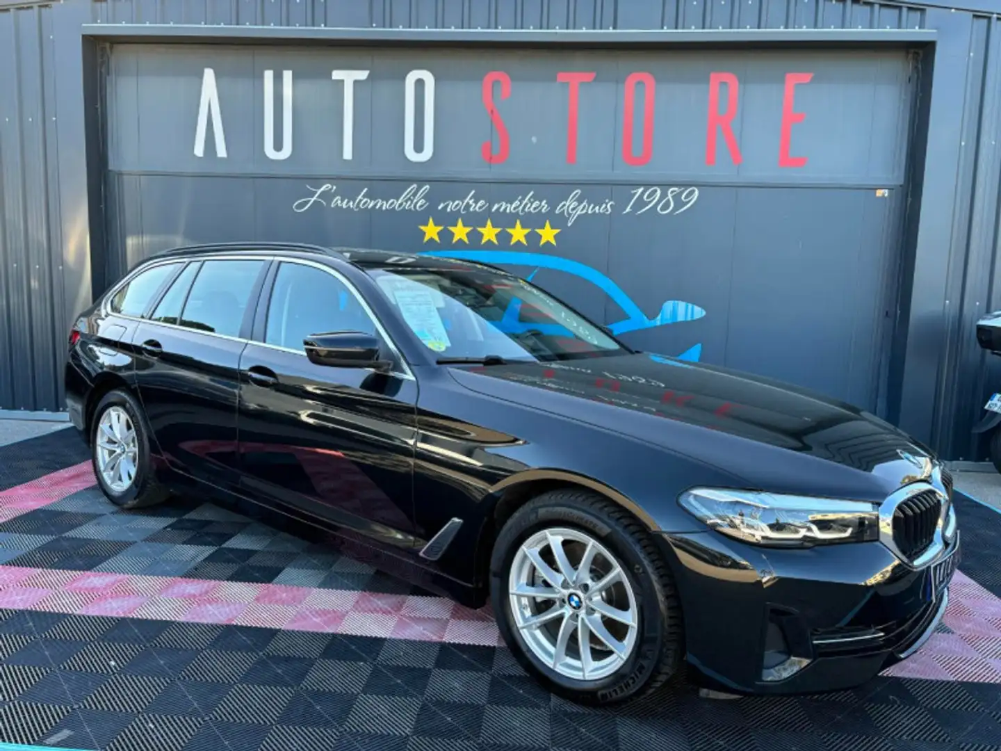 BMW 520 (G31) 520DA 190 CH LOUNGE STEPTRONIC Noir - 2