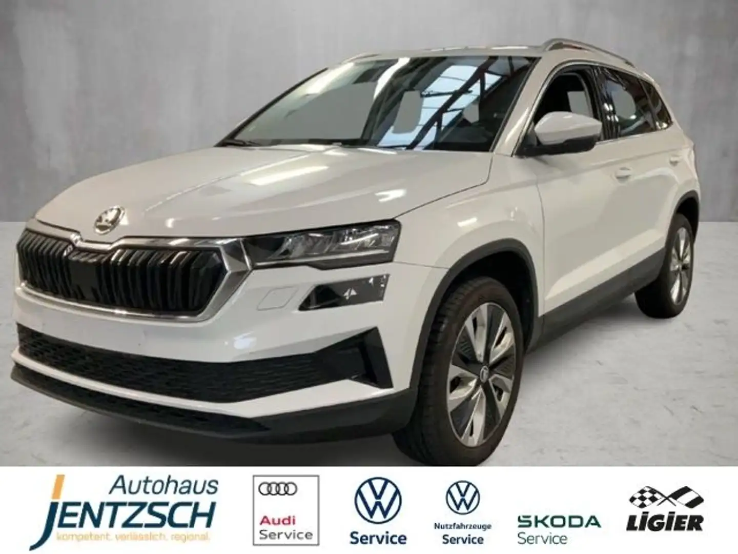 Skoda Karoq Selection DSG/LED/APP Weiß - 1