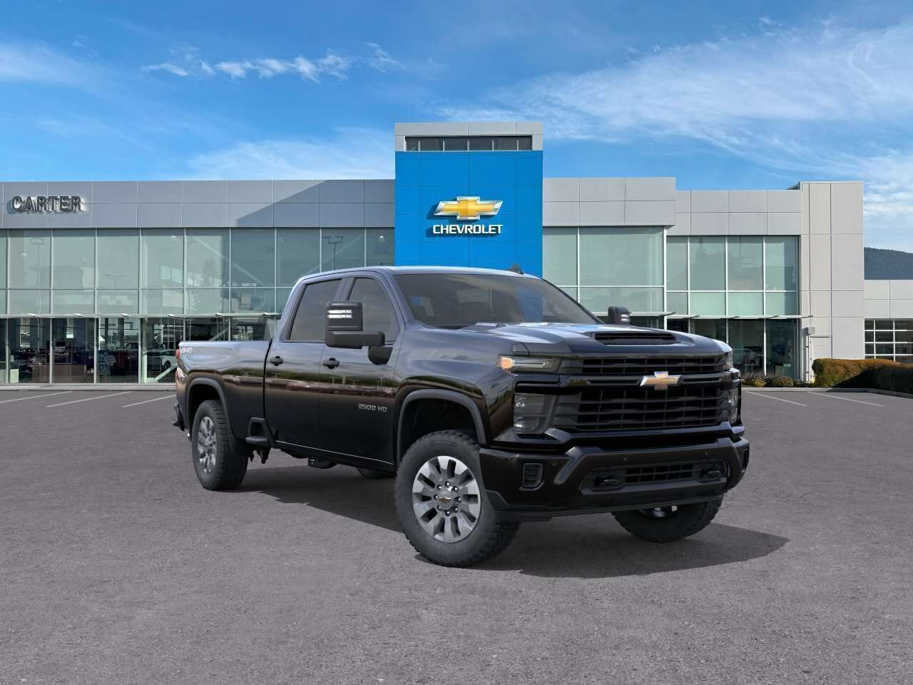 Black 2026 Chevrolet Silverado 2500HD Pickup Truck Four-Wheel Drive Automatic