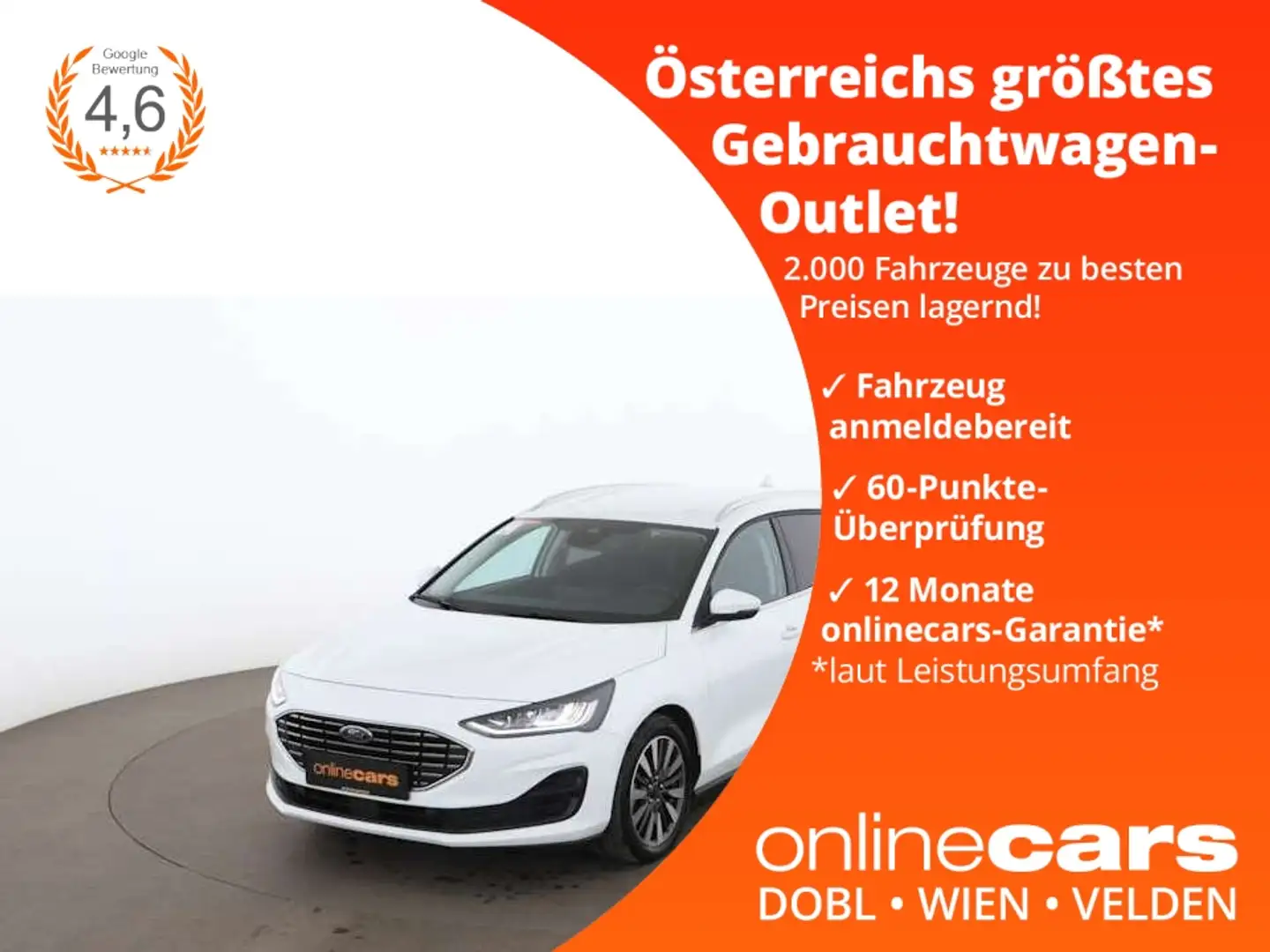 Ford Focus Turnier 1.5 EcoBlue Titanium X Aut LED NAV Beyaz - 1