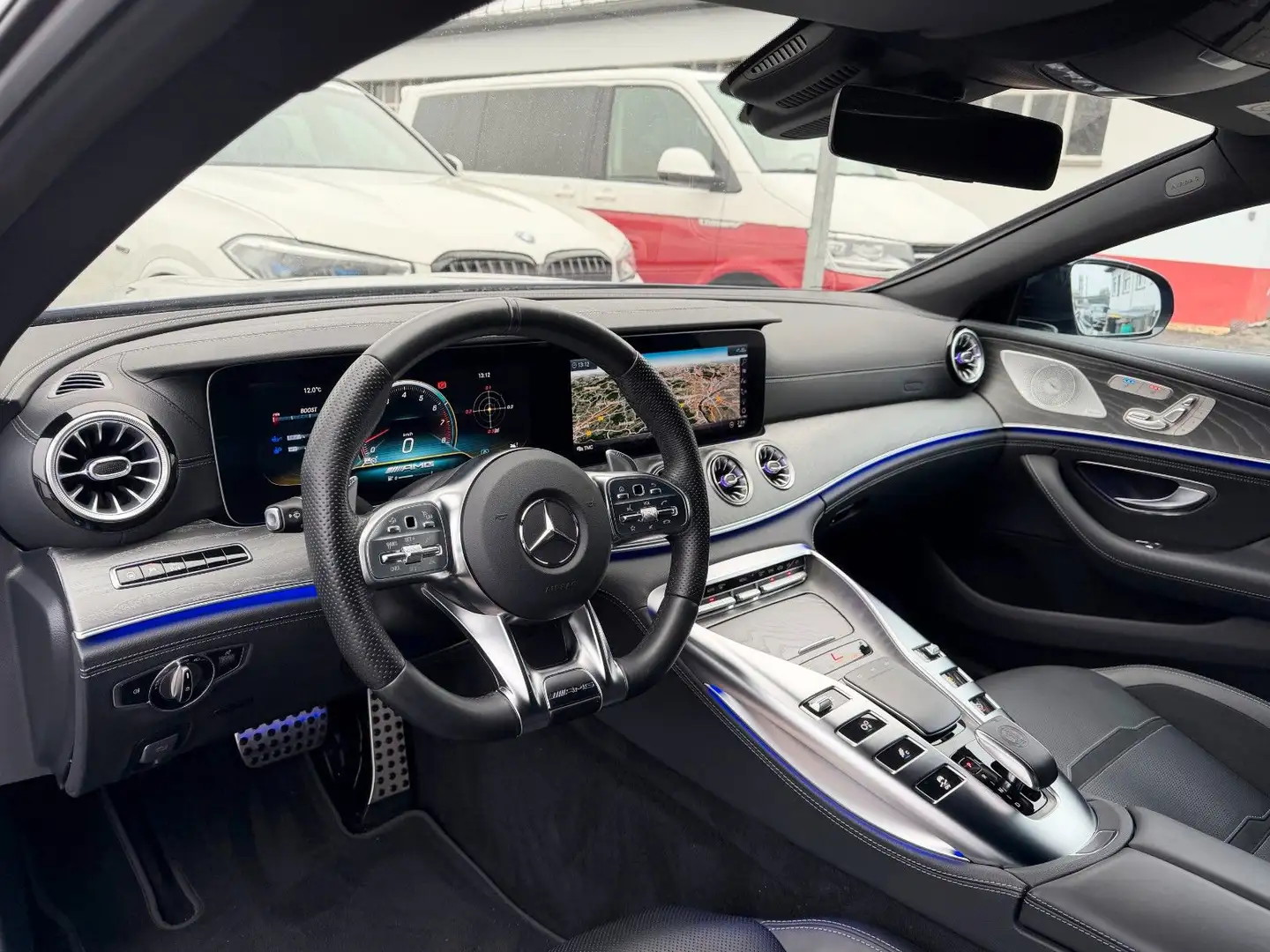 Mercedes-Benz AMG GT 43 4M+ DISTR+*V8-Styl*Massage*21"*Perf-Abg Blau - 2