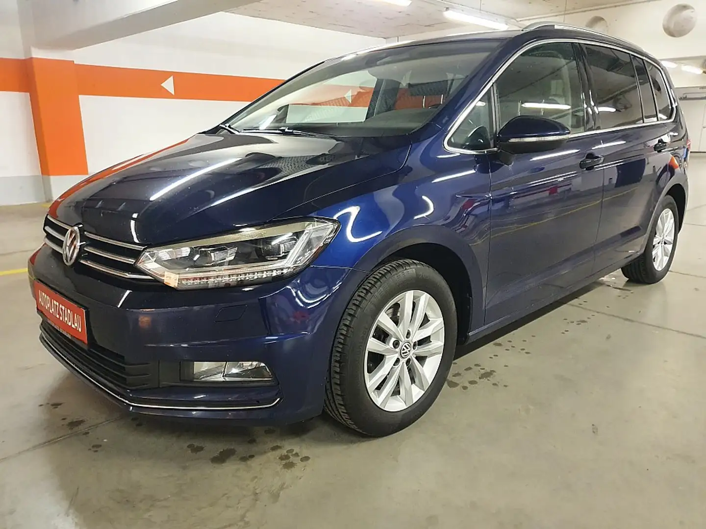 Volkswagen Touran Highline 1,6 SCR TDI DSG 7 SITZE LED-SCHEINWERF... Blau - 1