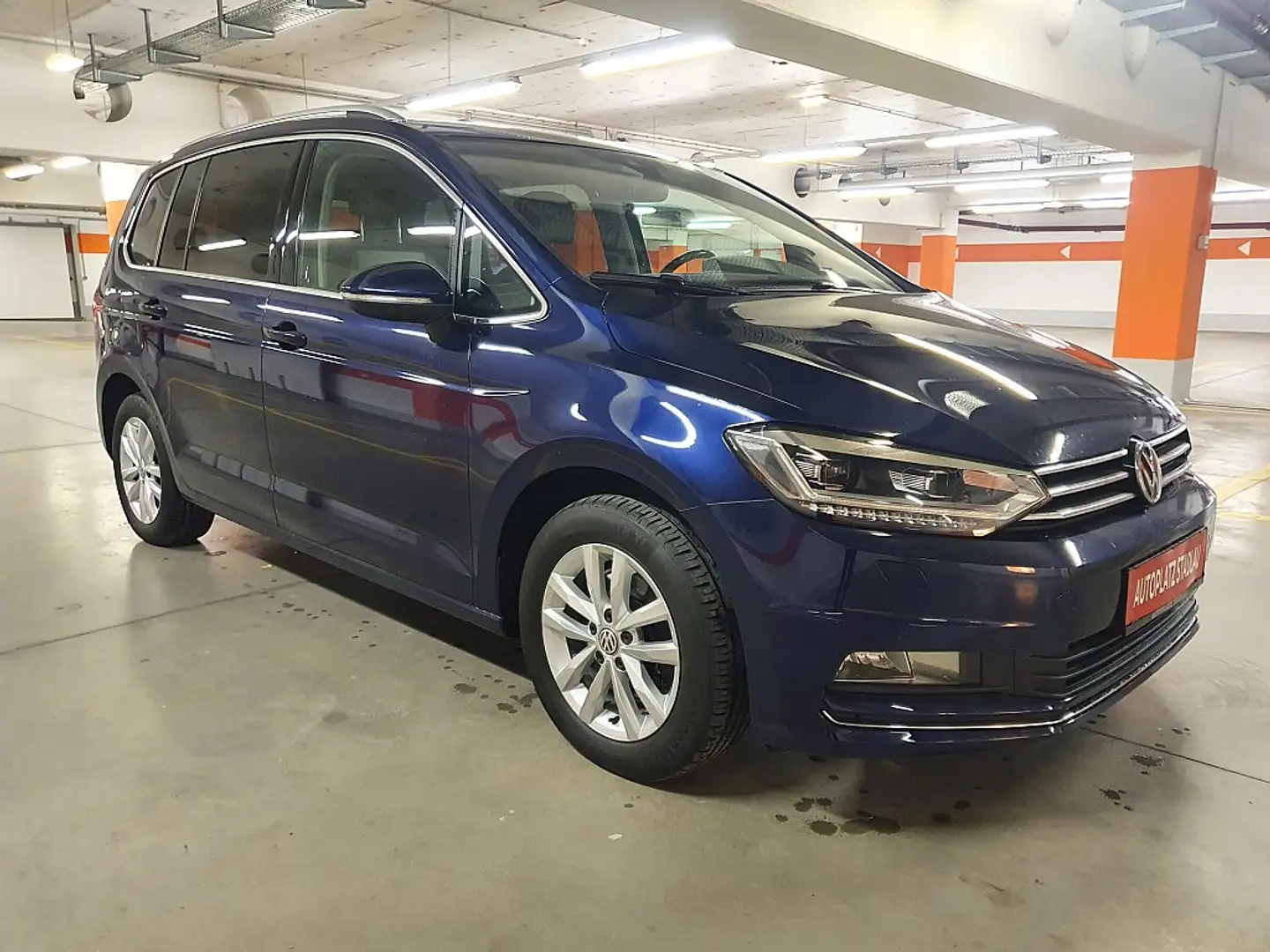 Volkswagen Touran Highline 1,6 SCR TDI DSG 7 SITZE LED-SCHEINWERF... Blau - 2