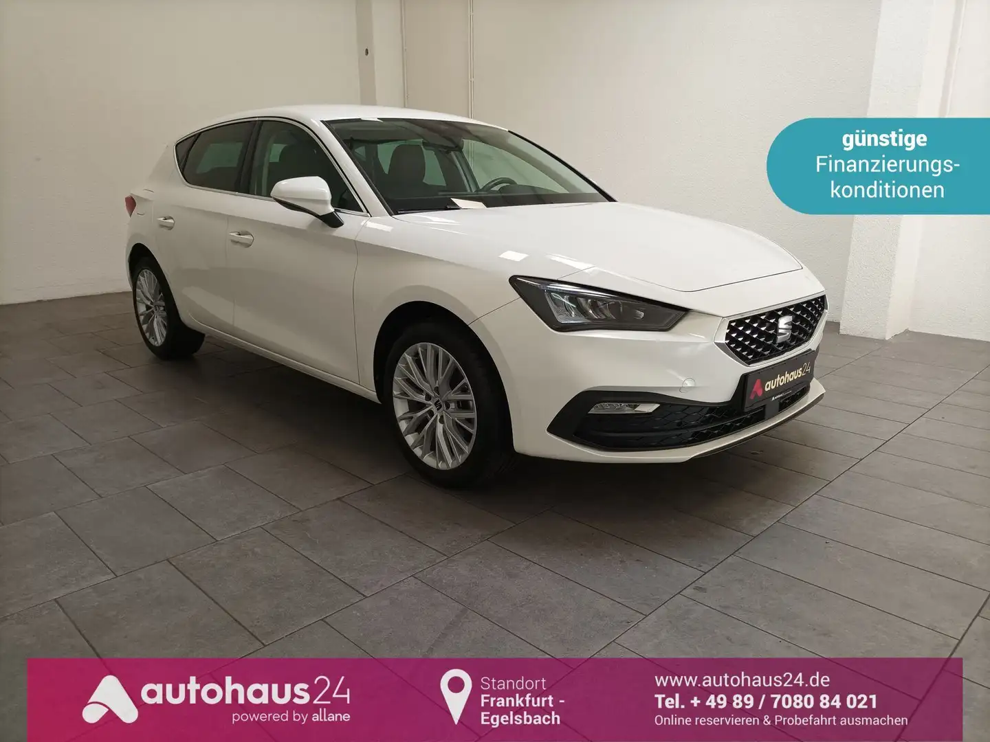 SEAT Leon 1.0 TSI Xcellence AHK|Bluetooth|LED|USB Weiß - 1
