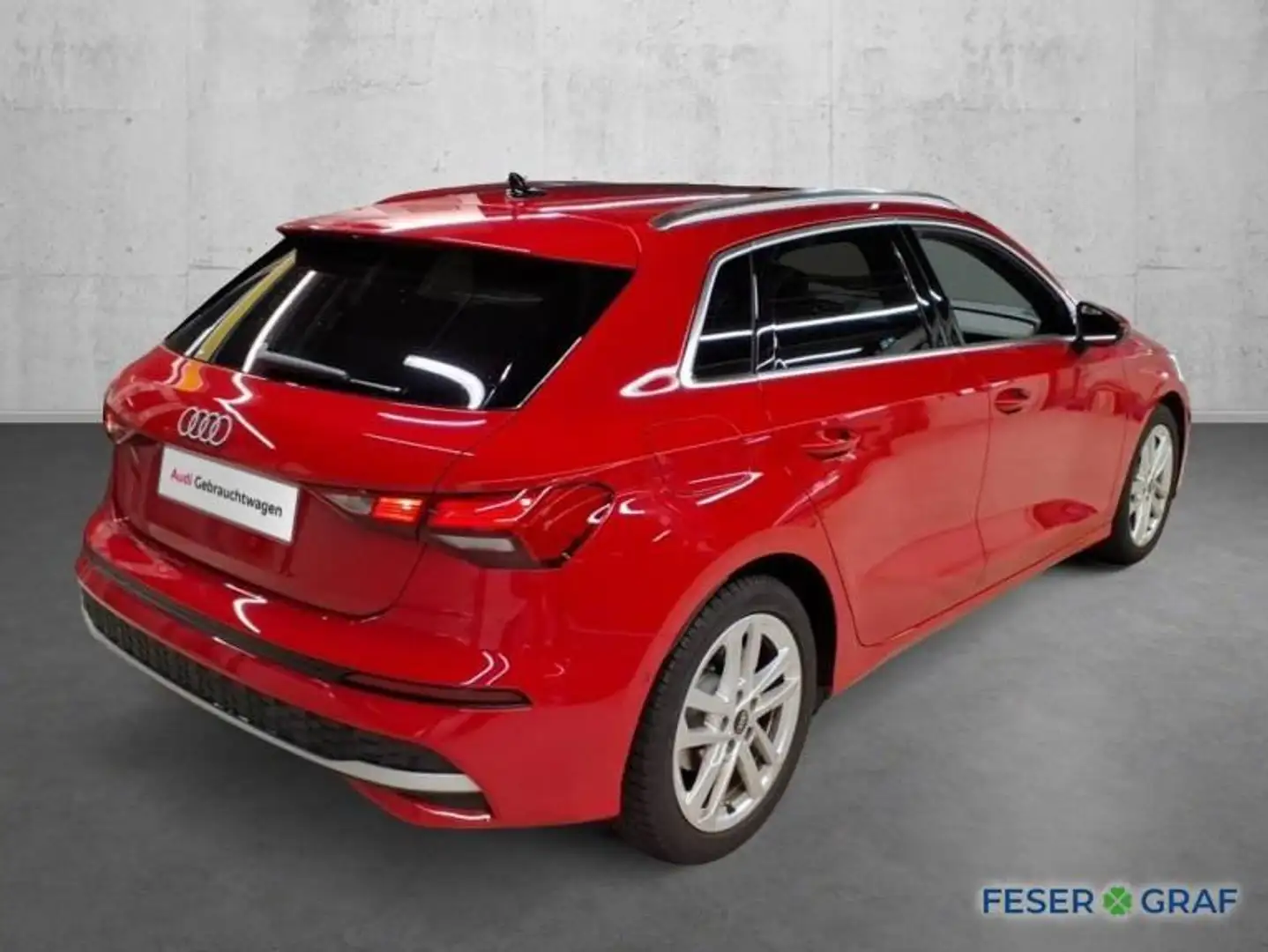 Audi A3 30 TFSI - SONOS - NAVI - LED - AHK Rot - 2