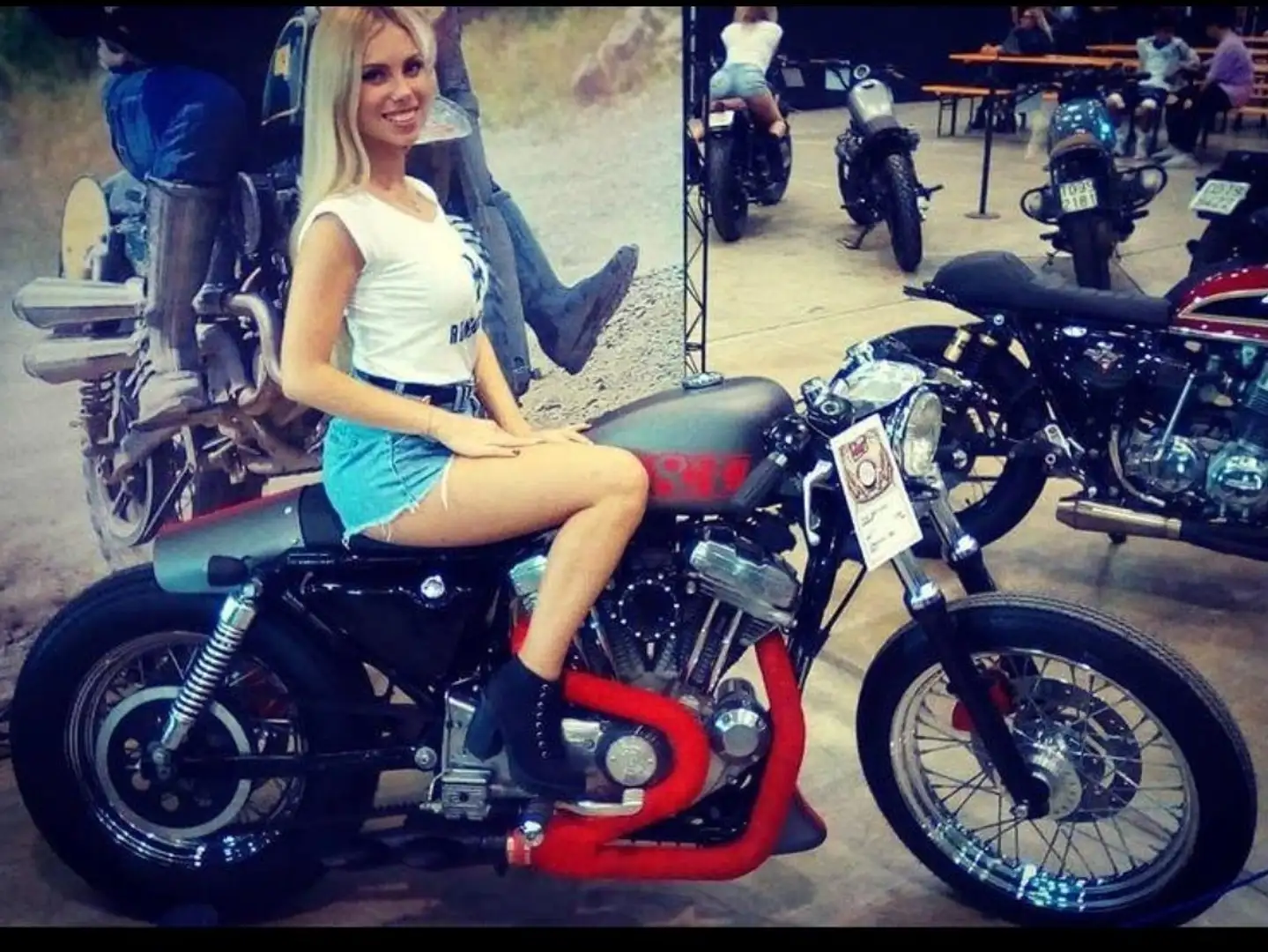 Harley-Davidson Café Racer Srebrny - 1